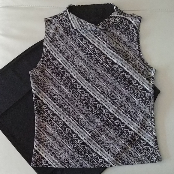 JKLA California Tops - Drop Neck Short Sleeve Top Sz S